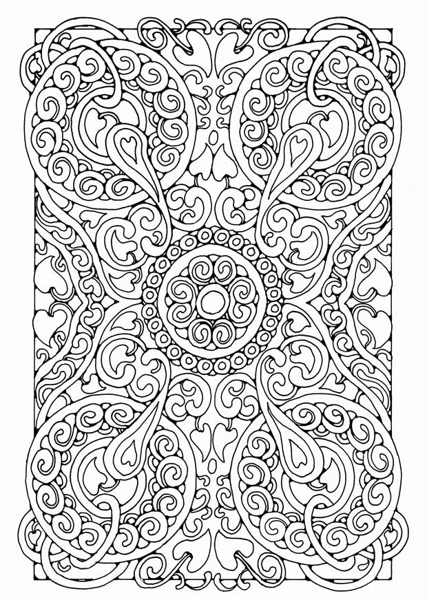 Coloring page mandala a05