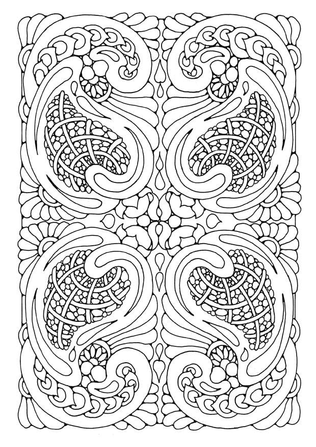 Coloring page mandala a07