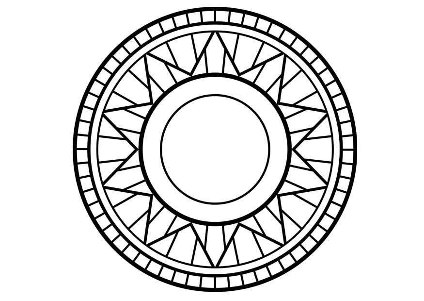 Coloring page mandala1