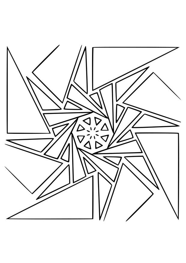 Coloring page mandala11