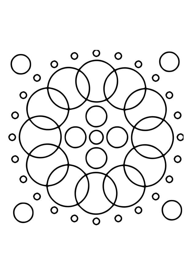 Coloring page mandala17