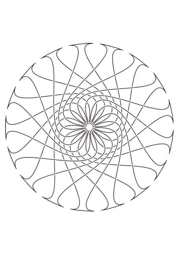 Coloring page mandala29