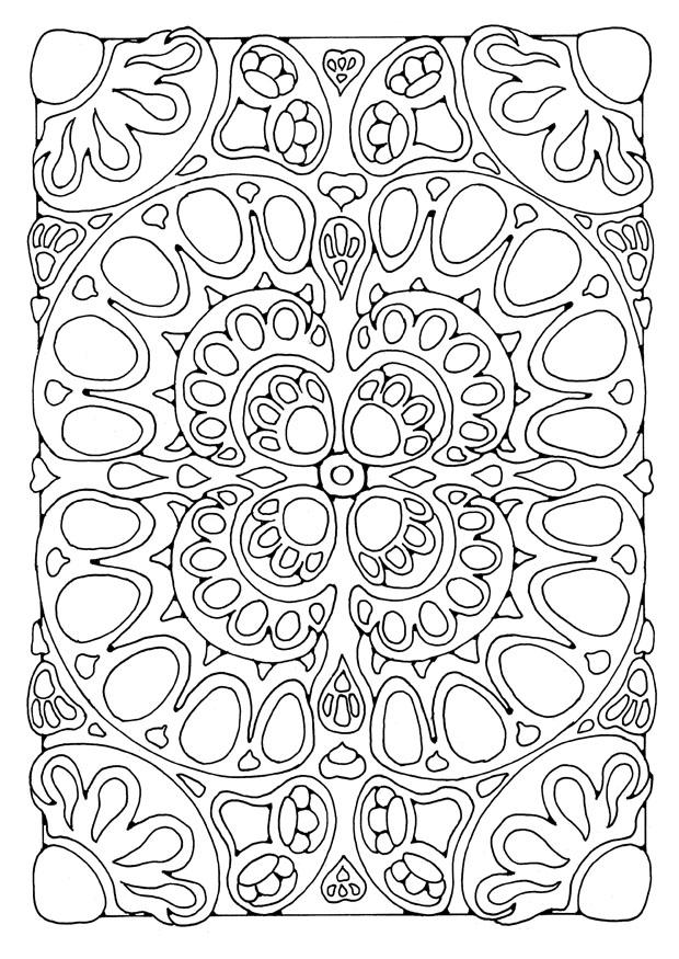 Coloring page mandala2a