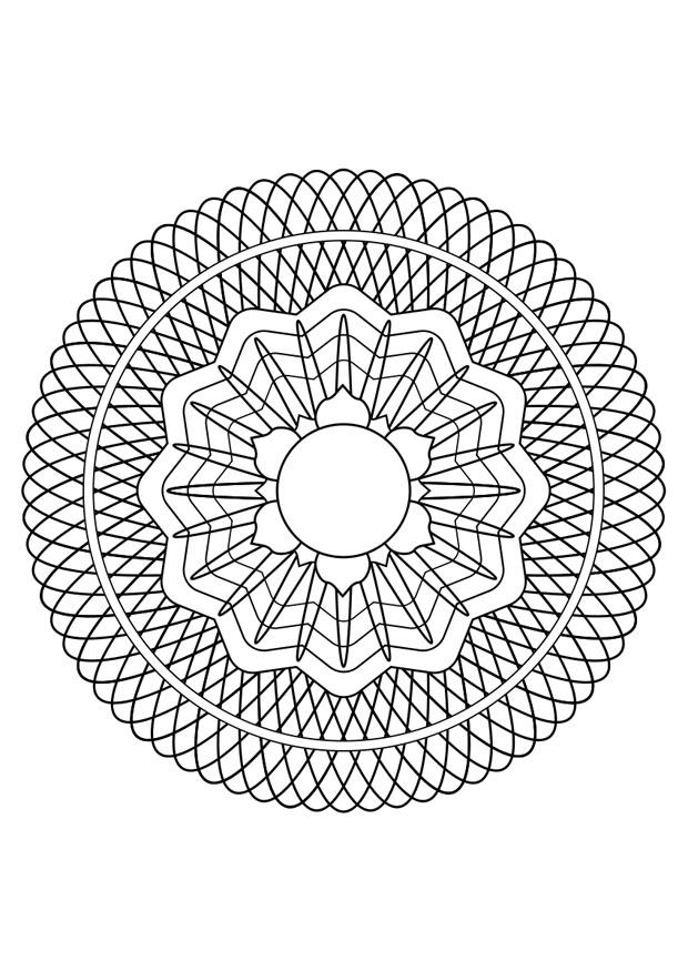 Coloring page mandala30