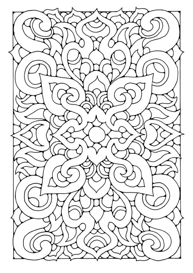 Coloring page mandala6a