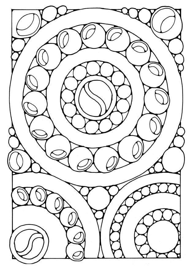 Coloring page mandalas