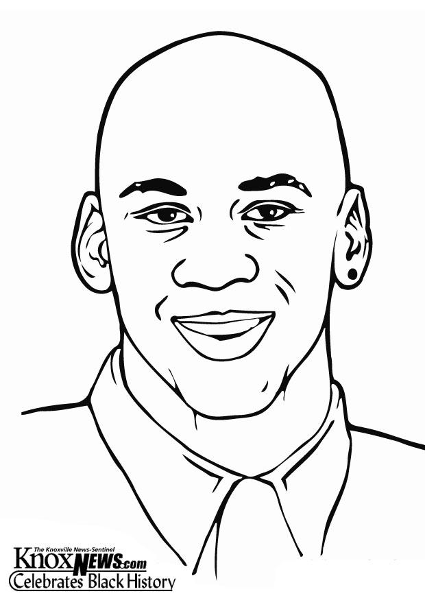 Coloring page michael jordan