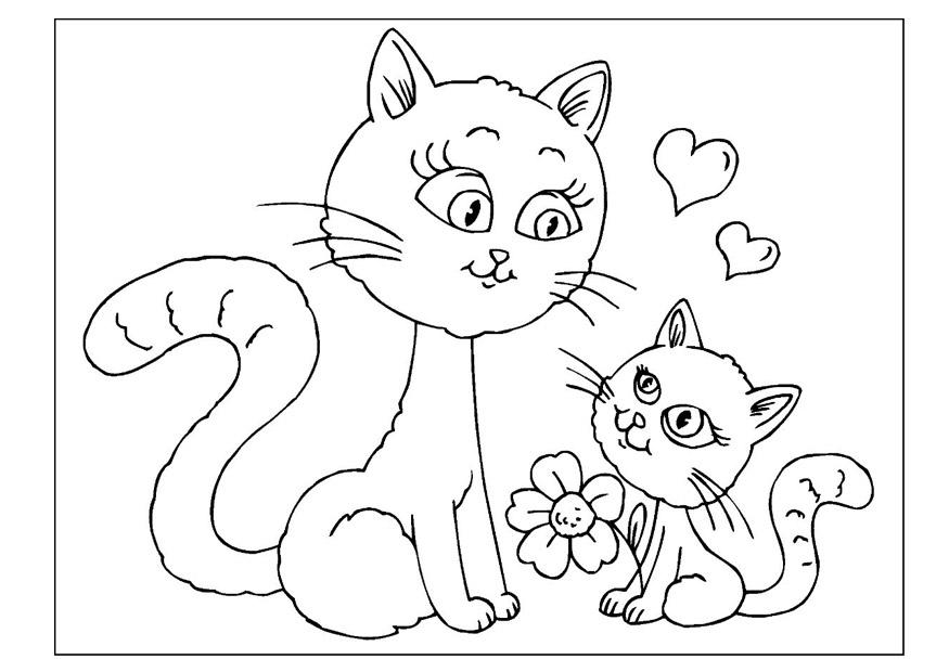 Coloring page mothers day