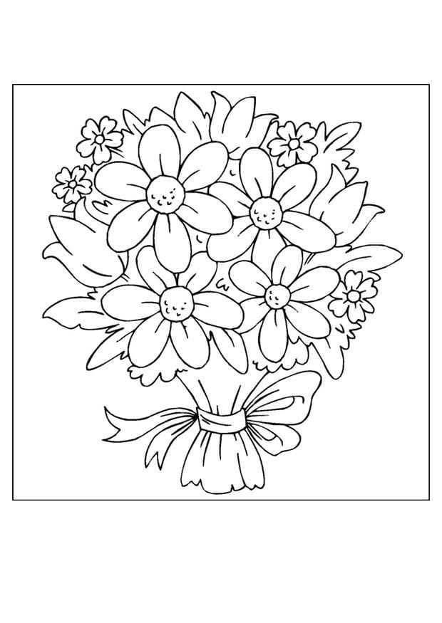 Coloring page mothers day