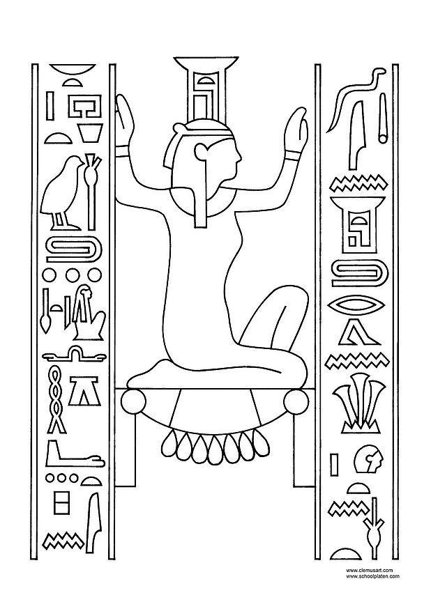 Coloring page nephthys