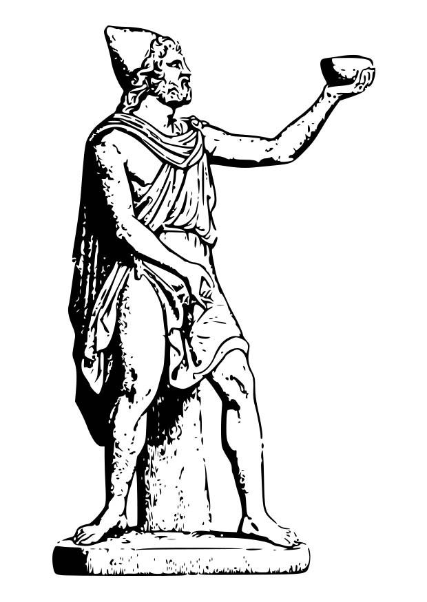 Coloring page odysseus