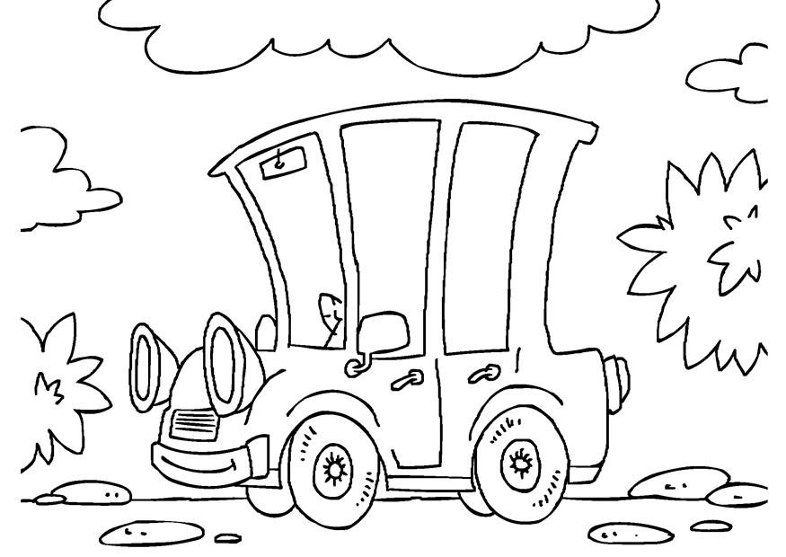 Coloring page old-timer