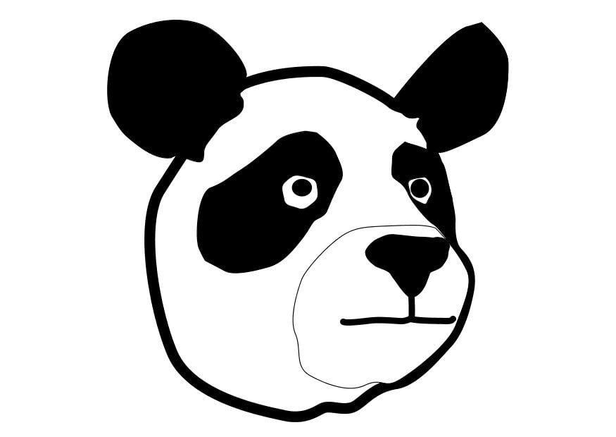 Coloring page panda