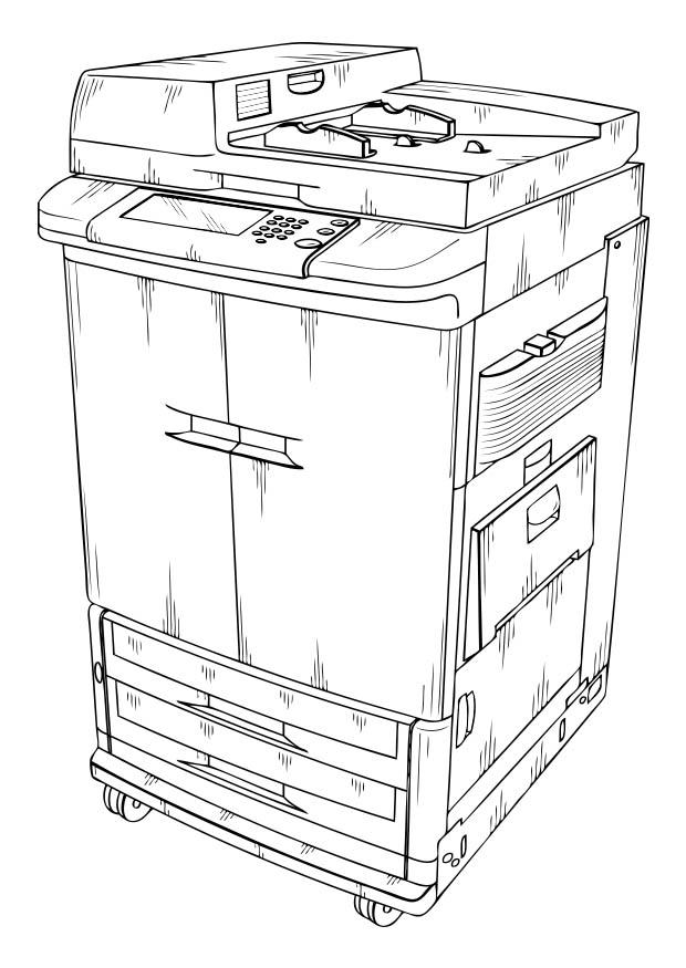 Coloring page photocopier