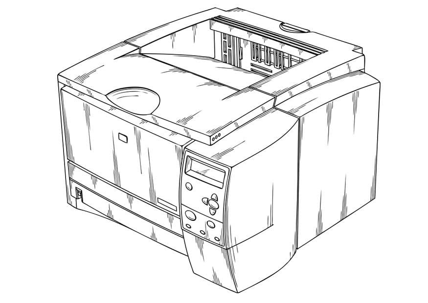 Coloring page printer