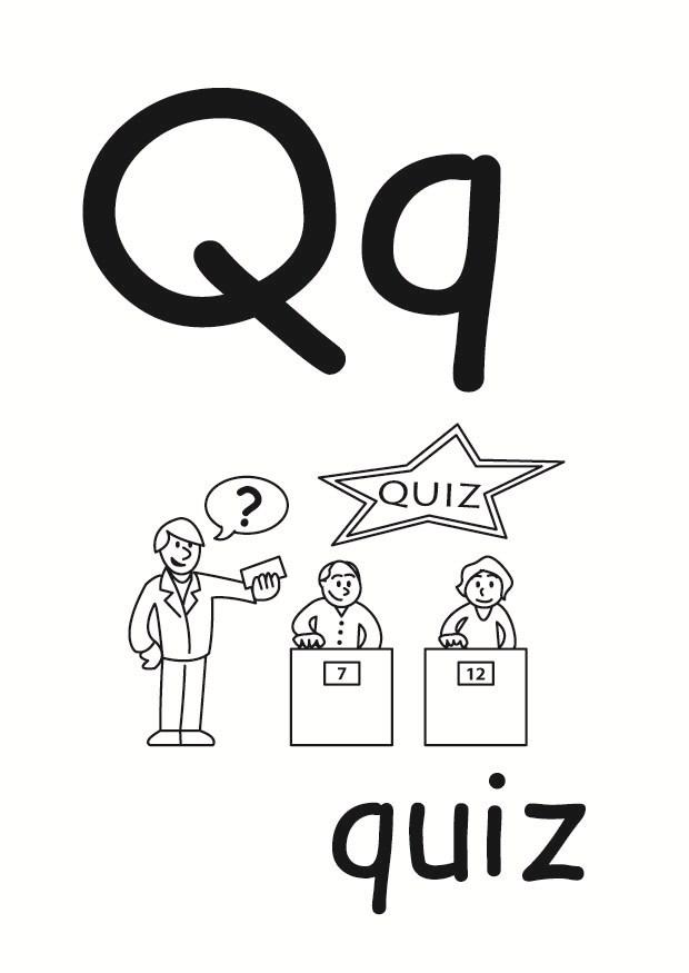 Coloring page q