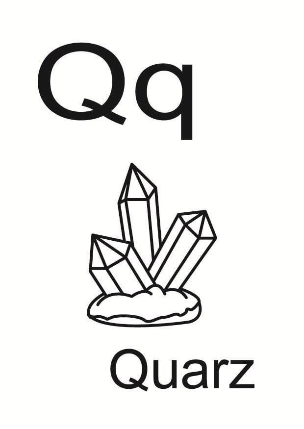 Coloring page q