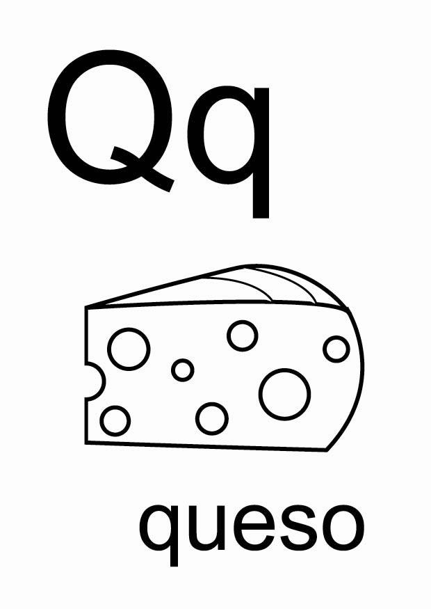 Coloring page q