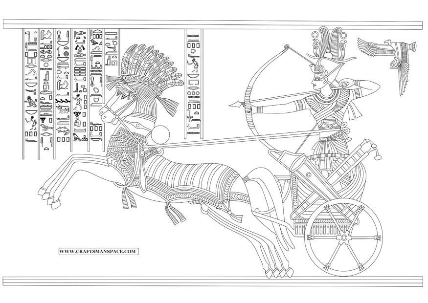 Coloring page ramesses ii - battle of kadesh