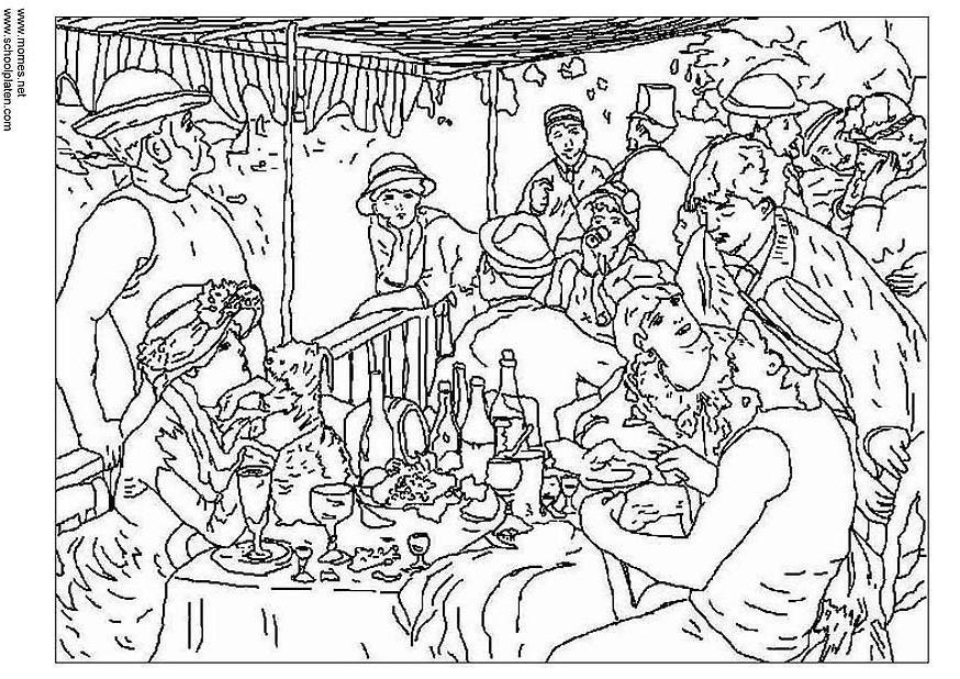 Coloring page renoir