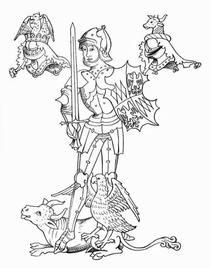 Coloring page richard neville, earl of warwick