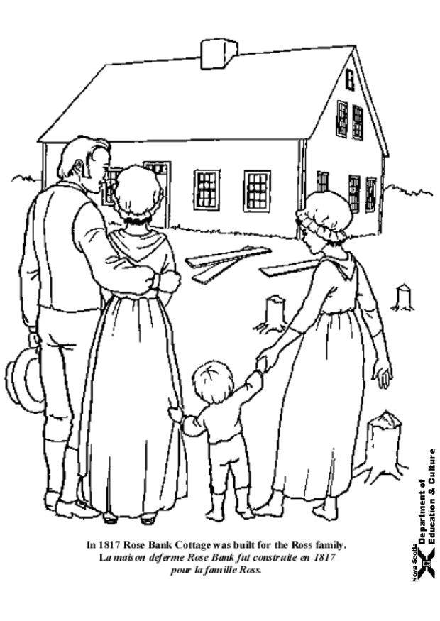 Coloring page ross farm