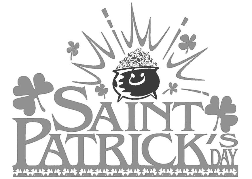 Coloring page saint patricks day