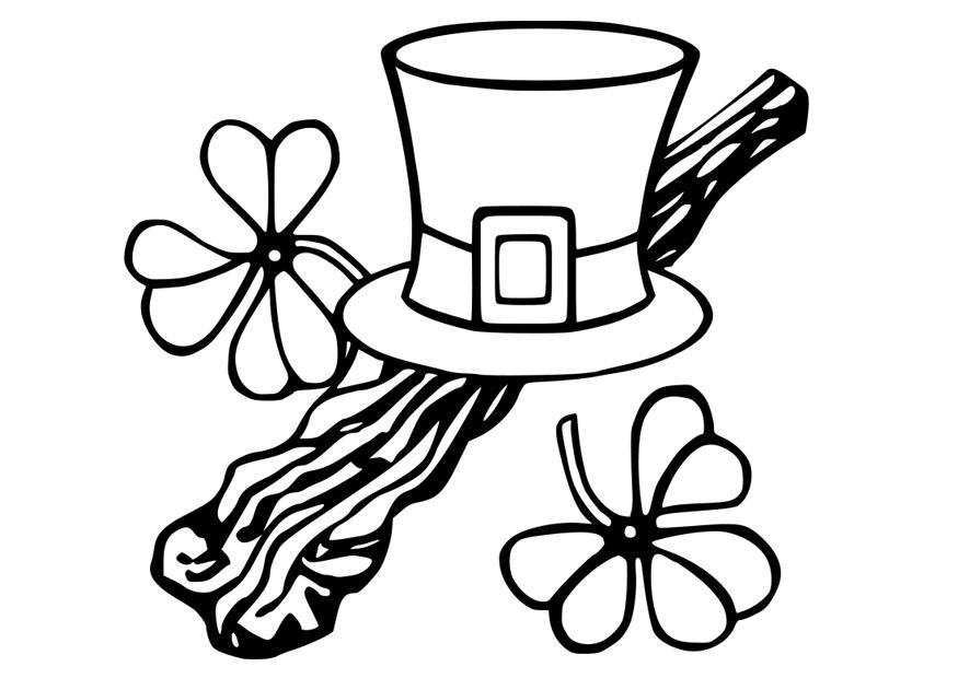 Coloring page saint patricks day