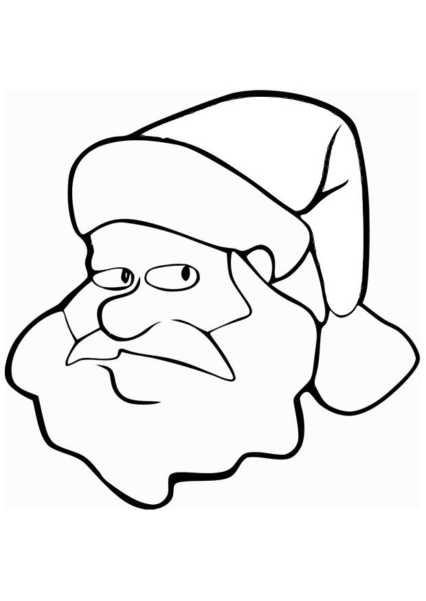 Coloring page santa claus