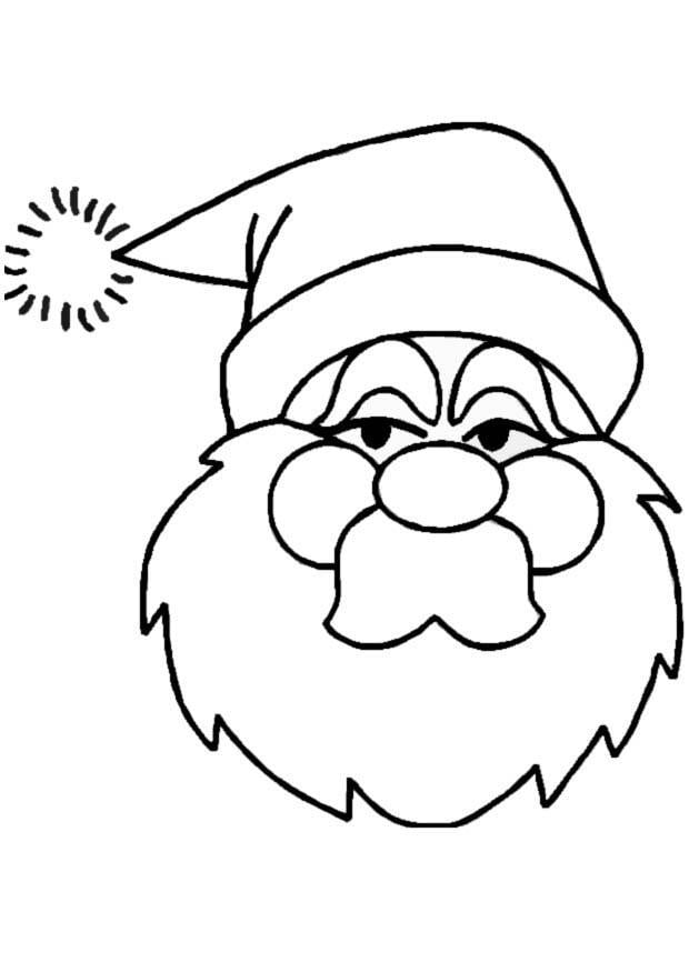 Coloring page santa claus