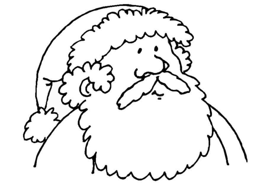 Coloring page santa claus