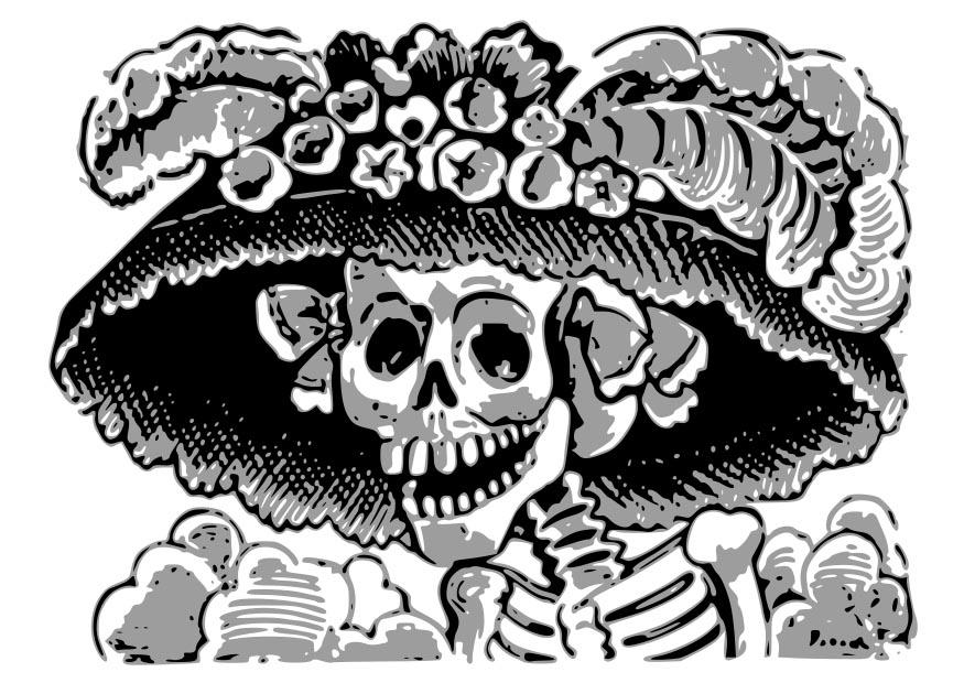 Coloring page skeleton