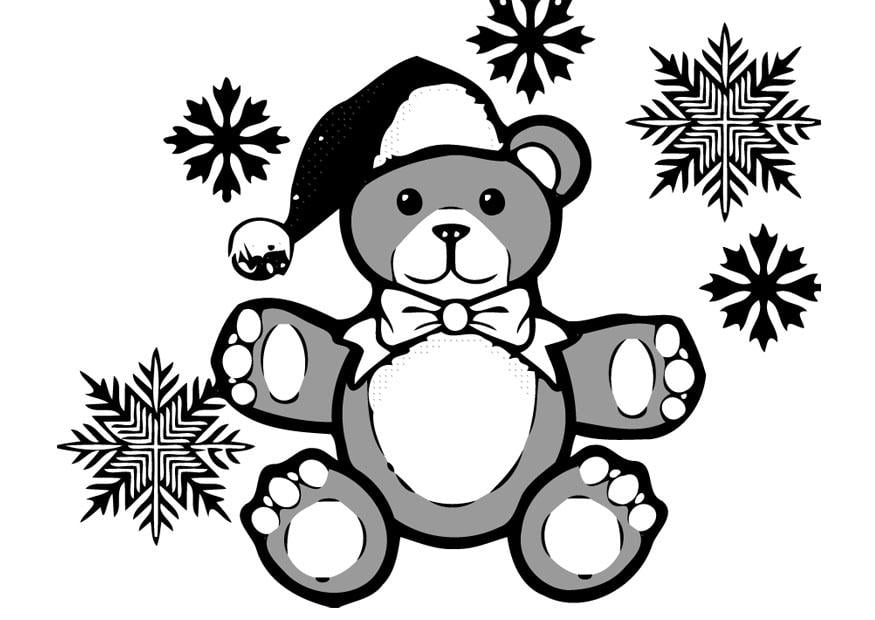 Coloring page small bear