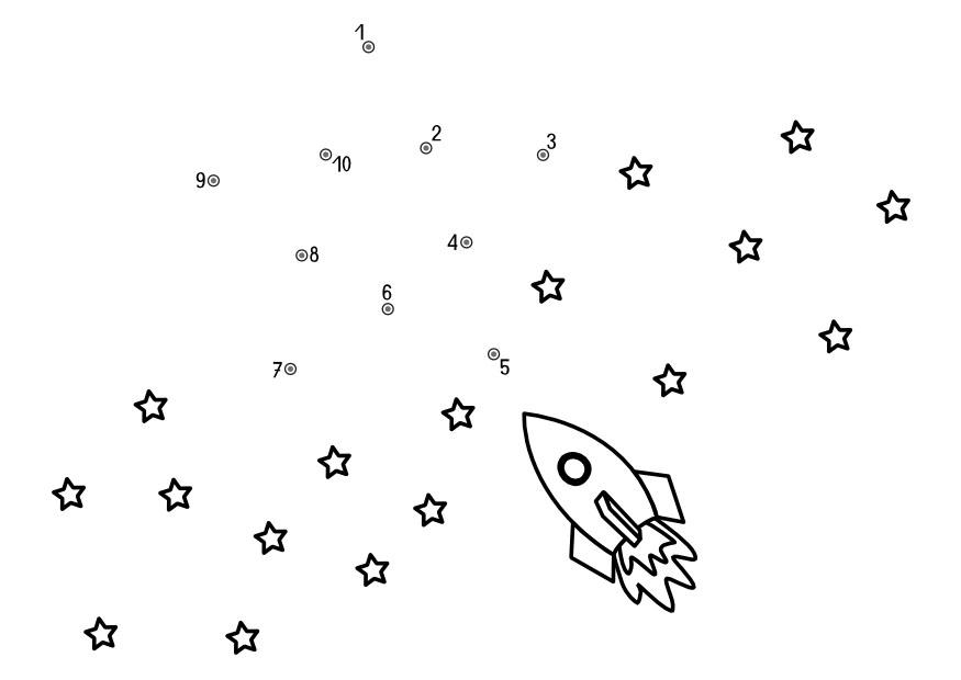 Coloring page space