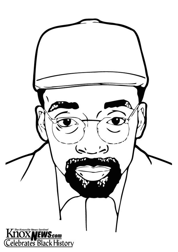 Coloring page spike lee