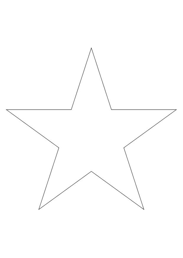 Coloring page star