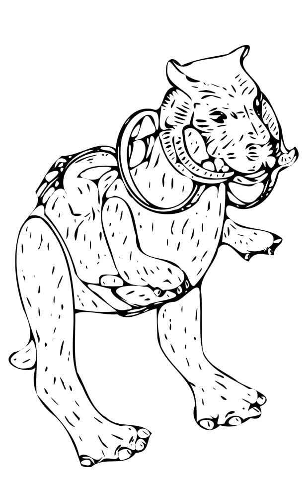 Coloring page star wars - tauntaun