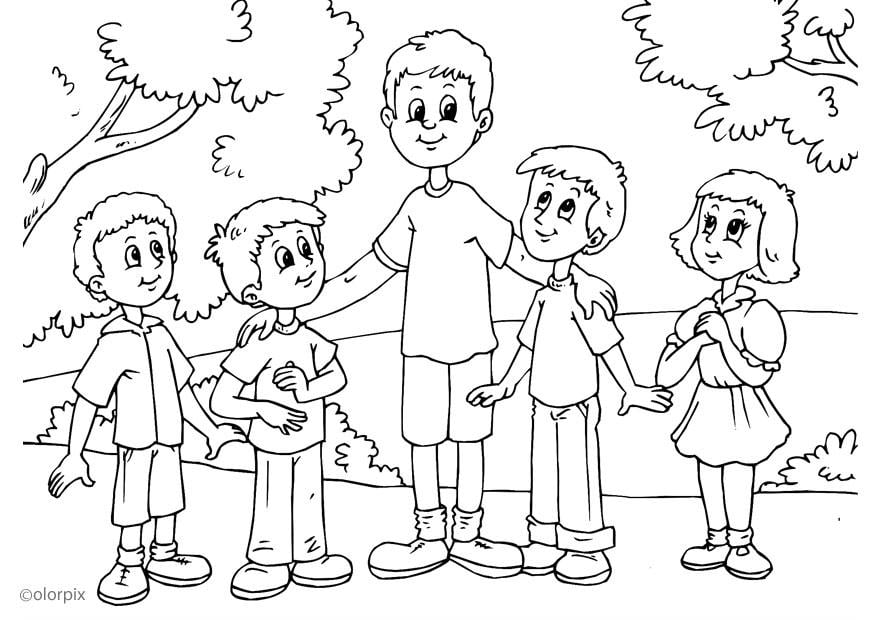 Coloring page tall