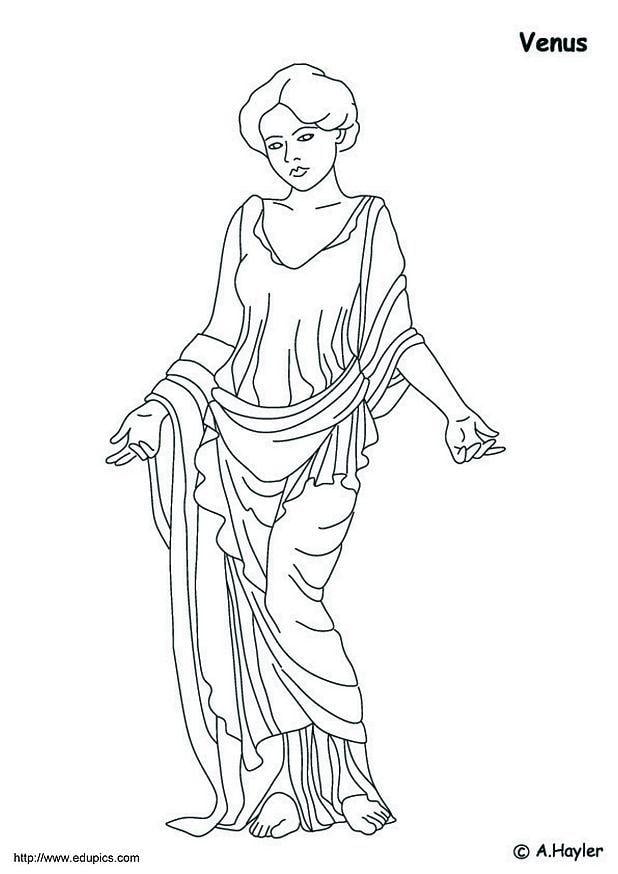 Coloring page venus