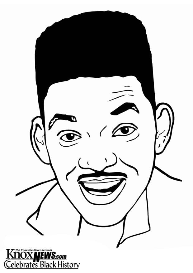 Coloring page will smith