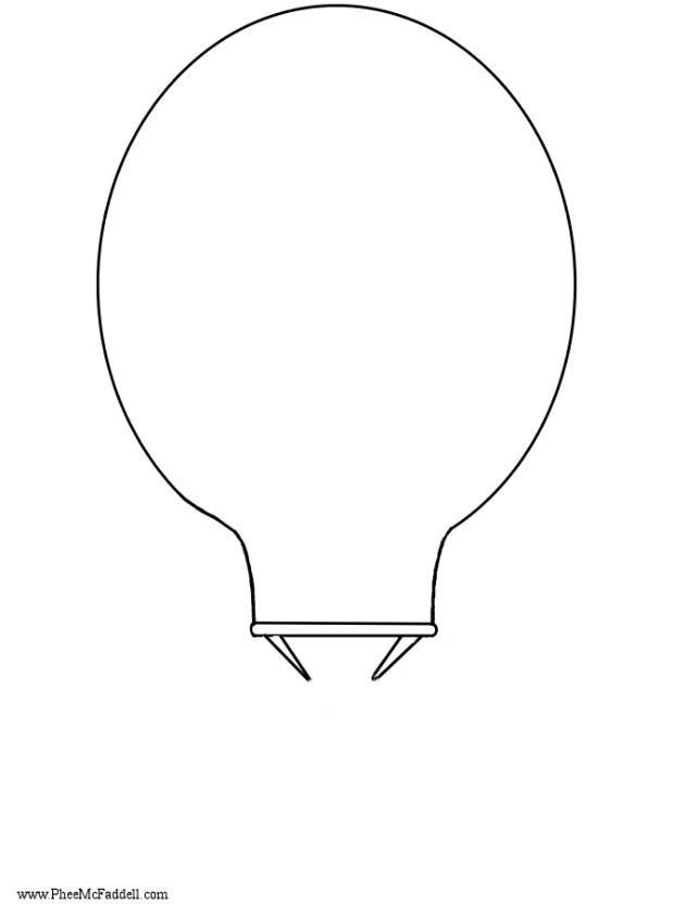 Craft hot air balloon