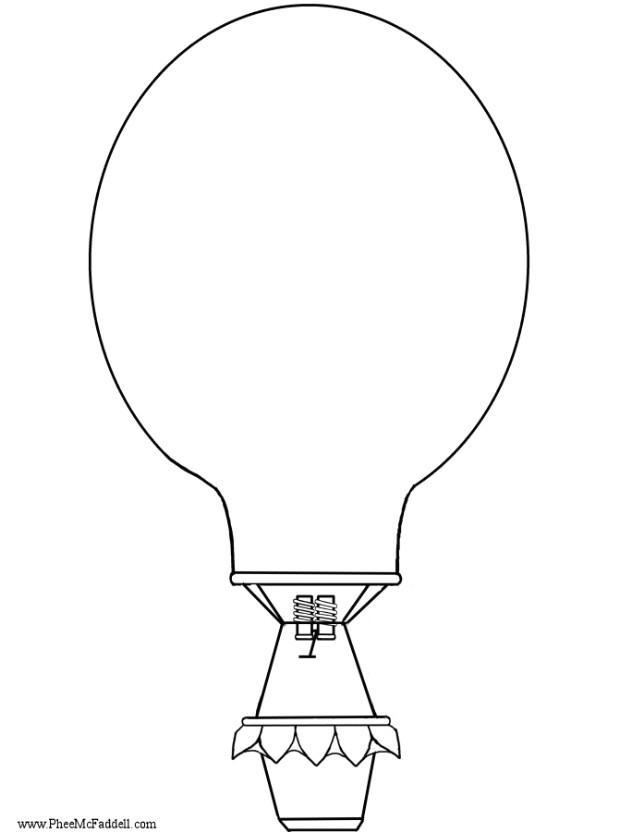 Craft hot air balloon