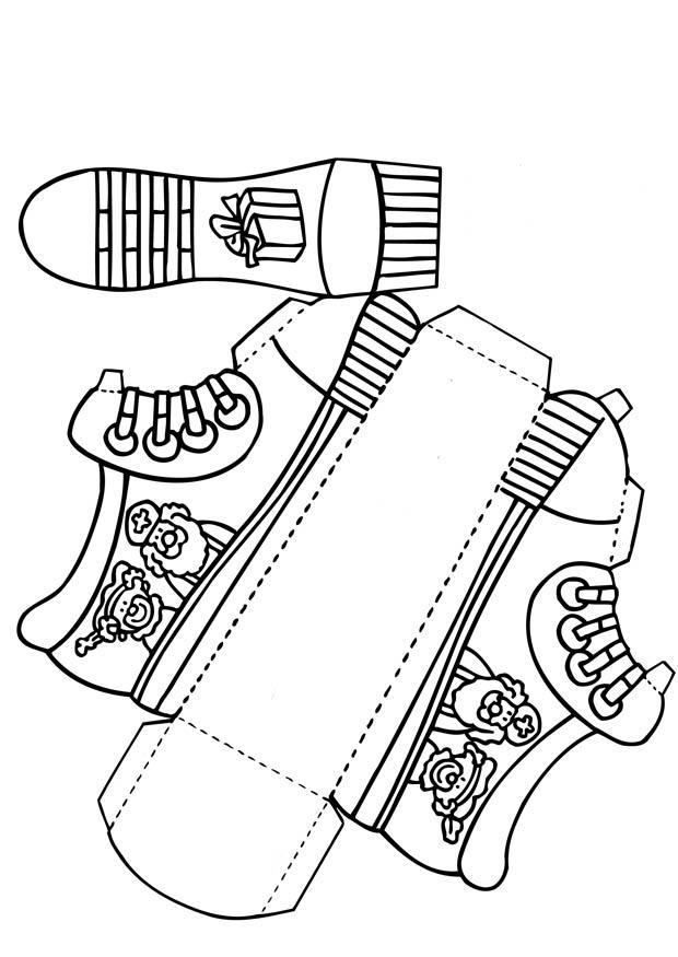 Craft shoe for saint nicholas (without text)