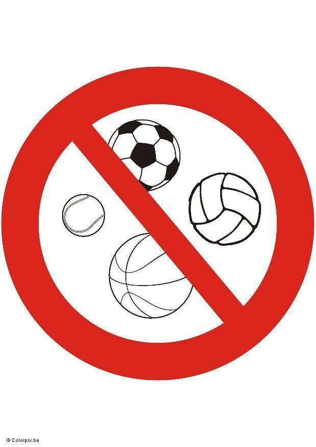 Image ball games forbidden