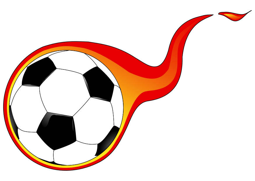 Image ball with flame