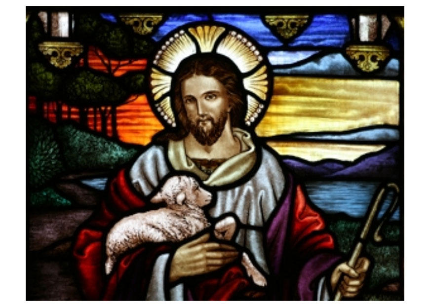 Image easter - jesus with lamb