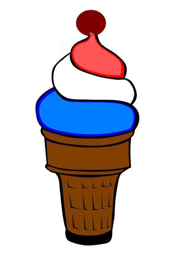 Image independence day - ice cream