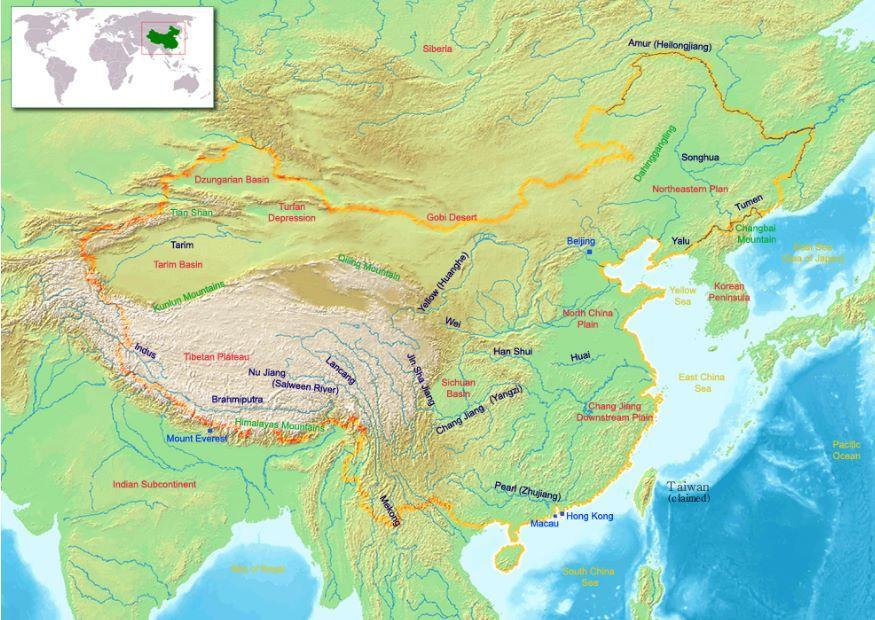 Image map of china 2