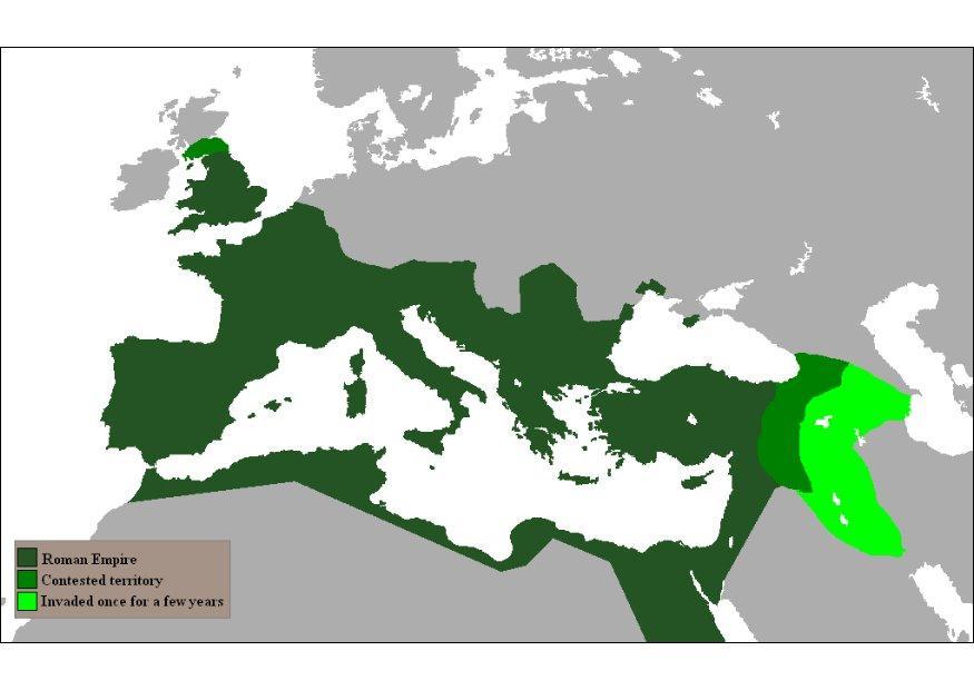 Image peak of the roman empire