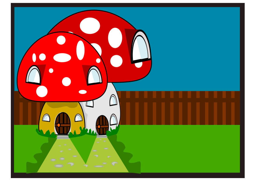 Image smurf house